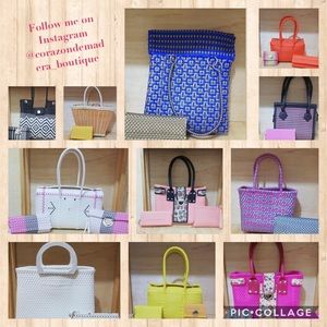 Handwoven bags by Mexican artesans